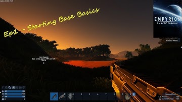 Empyrion Galactic Survival - Ep1 Putting down Base Basics