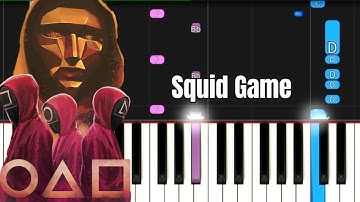 Squid Game Season 2 - Mingle Game Song (Round And Round ) | Easy Piano Tutorial 