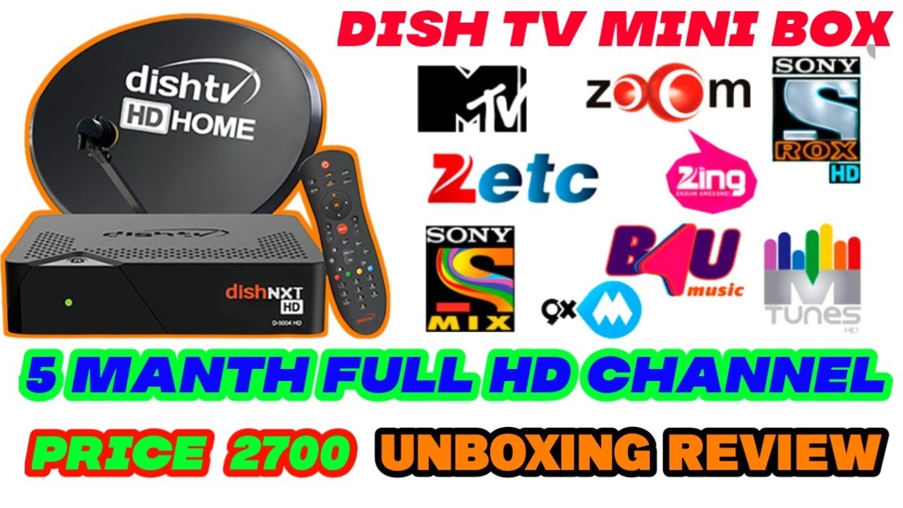 Dish TV New SeTup Box How To pay channel setup box YouTube