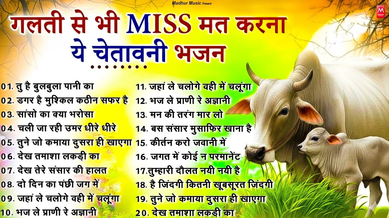 गलती से Miss मत करना ये चेतावनी भजन | Nonstop Nirgun Geet | Chetawani Bhajan | Nirgun Bhajan 2026