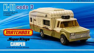 A custom Camper Weekend project based on a Matchbox Super Kings pickup truck.