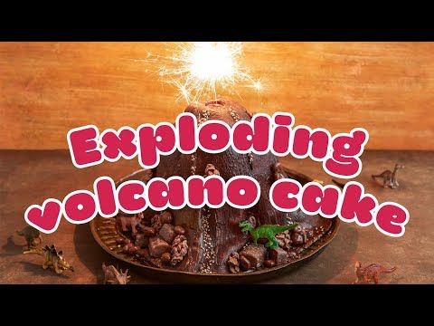 how-to-make-an-exploding-volcano-cake-🌋---bbc-good-food-kids