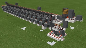 32 fully hopper locked furnace array for Minecraft Bedrock 1.7.0 to latest version