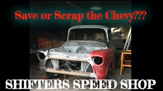 Save or Scrap the 56 Chevy Truck ??? Hmmm - More Rust! 55 56 57 Chevrolet Pick Up Truck Project