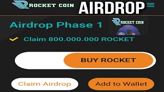 Trust Wallet Claim Airdrop Rocket Coin || Earn Free 300$ instantly Withdraw Airdrop