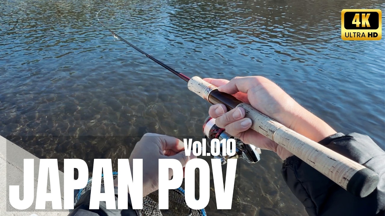 Area Trout Fishing in Japan | 4K ASMR No Talking POV Vol.010