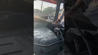 KSRTC driver starting bus.travel trending temple kerala ksrtc