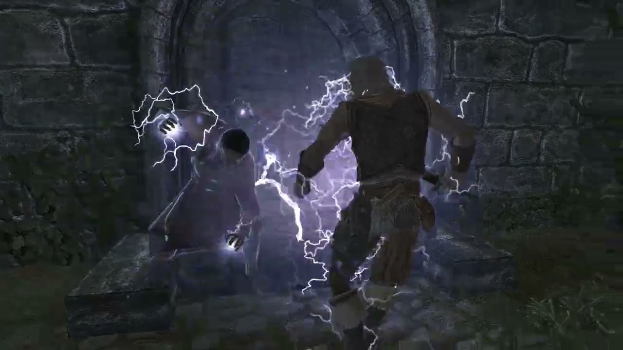 Skyrim Battles - Belrand vs Marcurio & Onmund 1/2