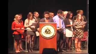 Cherokee H.S. 2014 National Honor Society Induction Ceremony