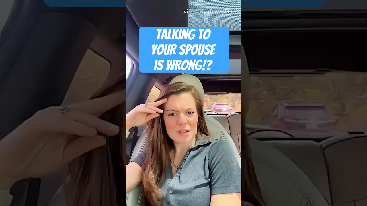 Is It Not Normal To Talk To Your Spouse!?