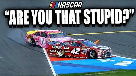 NASCAR Stupid Moments That Somehow Get WORSE "WTF IS HE DOING"!