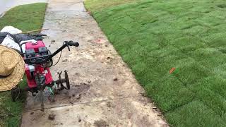 Zeon zoysia sod installation