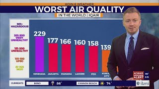 Portland feels some of the worst air quality worldwide