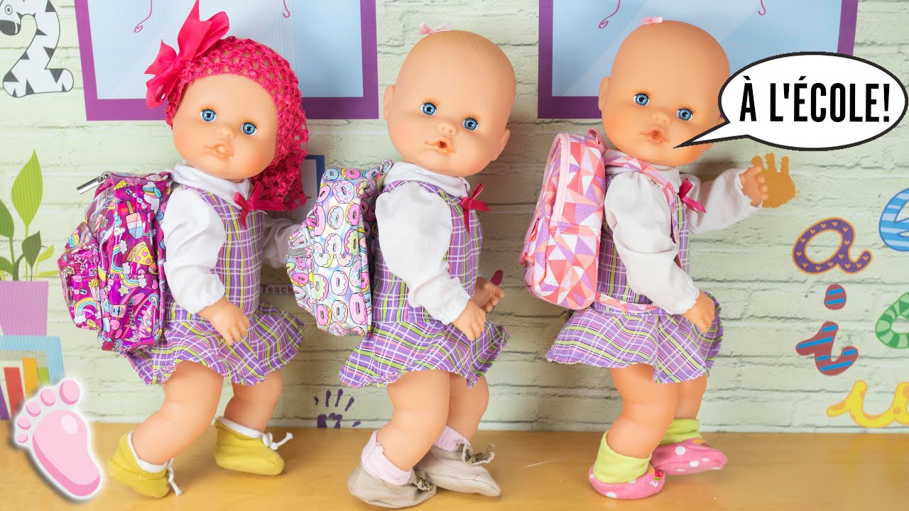 🧐 Noa & Noé: ses amies les bébés triplées vont à leur première journée de crèche ! 💖 La rentrée