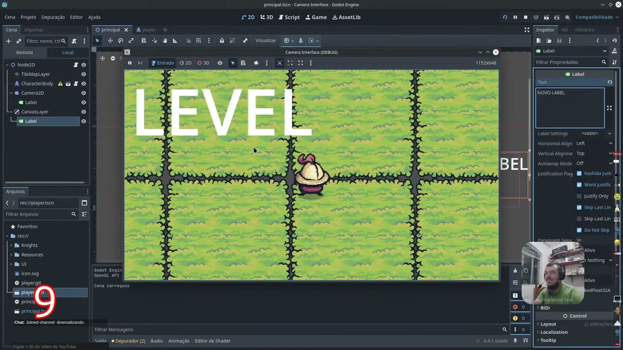Desenvolvimento de Jogo 2D: Interação, Zoom e Exploração