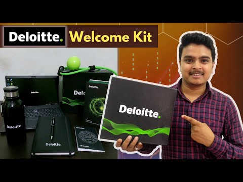 Deloitte Welcome Kit Unboxing 2022 | Welcome Kit Deloitte USI