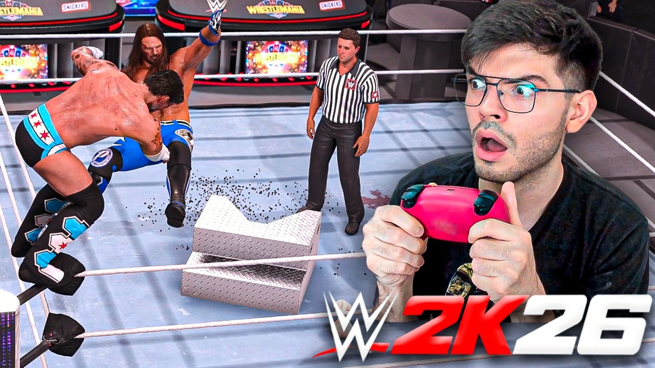 MI PRIMERA LUCHA EN WWE 2K26