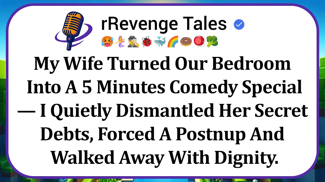 My Wife Turned Our Bedroom Into A 5 Minutes Comedy Special — I Quietly Dismantled Her Secret Debts..