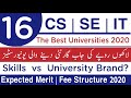 Brand universities for BSCS, BSSE & BSIT | Highest job rate BSCS, BSIT & BSSE Universities | Merit