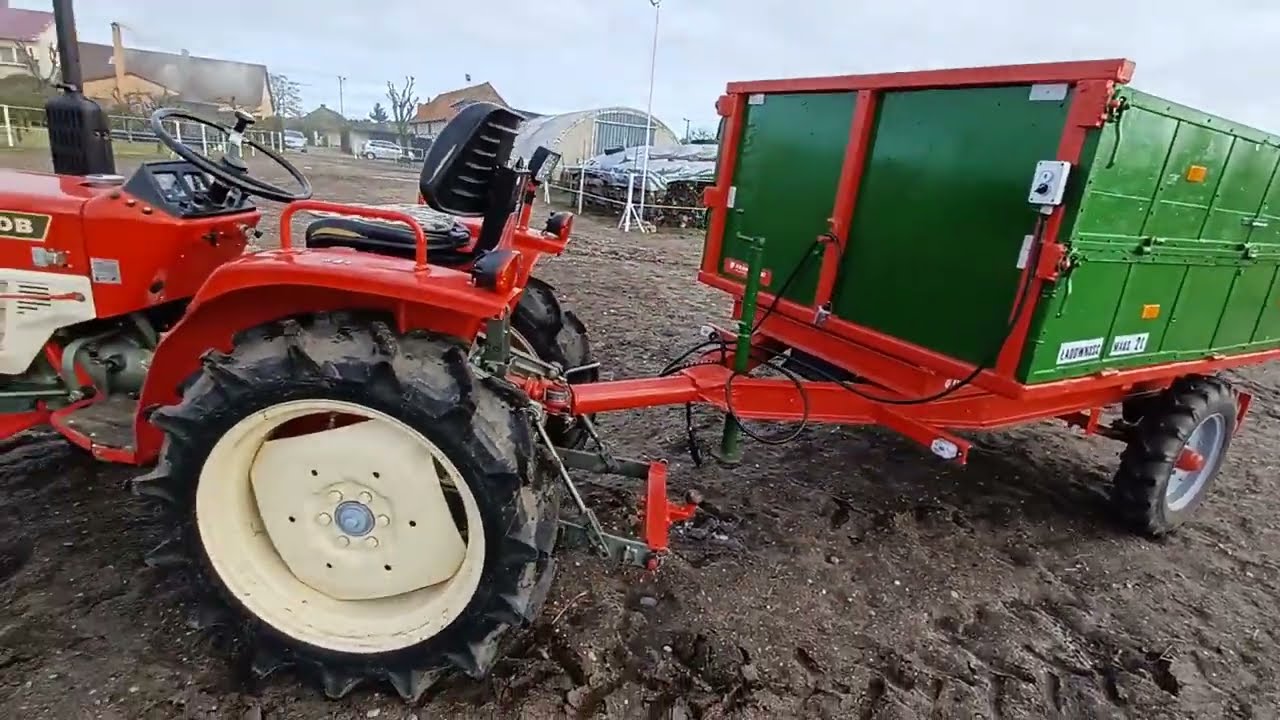 Yanmar 1700B z przyczepką SAM  i  inne