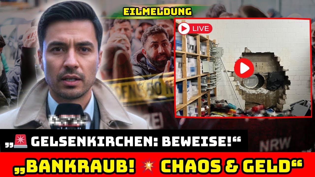 🚨💥 Neue Beweise im Bankraub in Gelsenkirchen: Schwarzgeld und Chaos sorgen für Aufsehen!