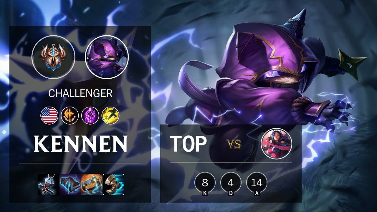 Kennen Top vs Irelia - NA Challenger Patch 10.8