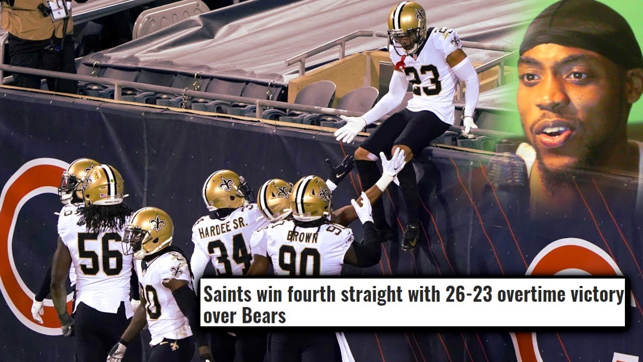 Bears V Saints Reaction | WEEK 8 // NFL 2020 Season