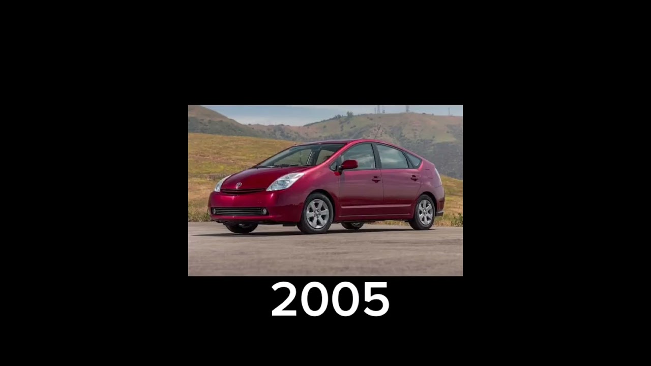 Toyota Prius evolution (1997-2023)