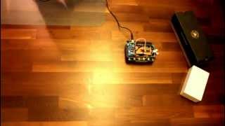 First Test Sonar Anti-Collision System with SRF05 on Arduino