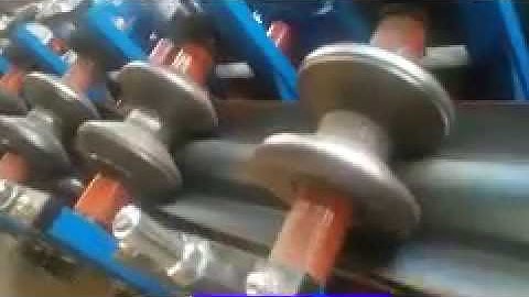 Two Waves Highway Guardrail Roll Forming Machine Video