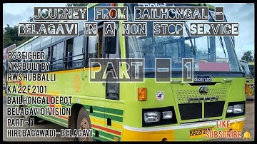 #nwkrtc #bailhongal #belagavi #nonstop #service #bs3 #eicher #rws #hubballi..
