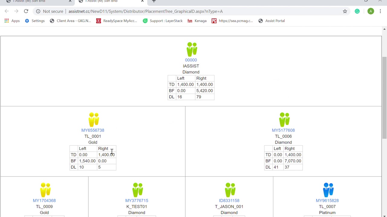 MLM Software Member Genealogy Demo - YouTube