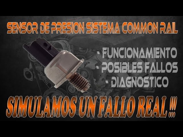 acoplador huella Nueva llegada SENSOR DE PRESION COMBUSTIBLE DEL SISTEMA COMMON RAIL | TALLERES CEPANSA -  YouTube