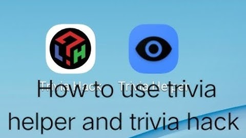 How to use trivia helper and trivia hack? ##livehelper##
