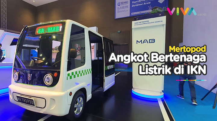Keren! Metropod, Angkot di IKN Tanpa Sopir