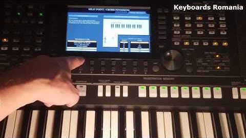 Tutorial on how to change Chord Fingering Type Yamaha PSR-S775
