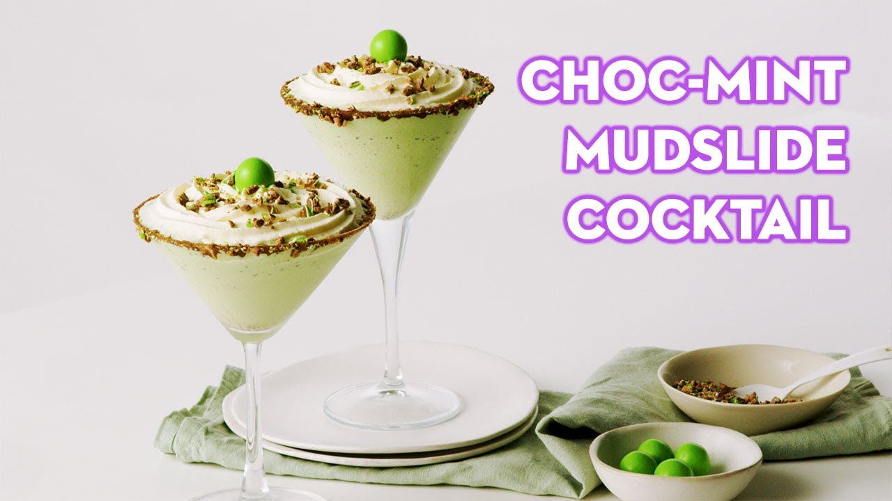 How to make a mudslide cocktail with a choc-mint twist | taste.com.au