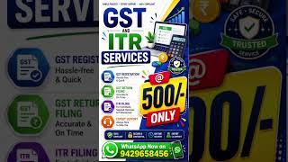 GST Return & ITR Filing Services 2026 | Income Tax Expert for Business
