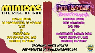 Come Experience Outdoor Movie Nights in San Leandro!