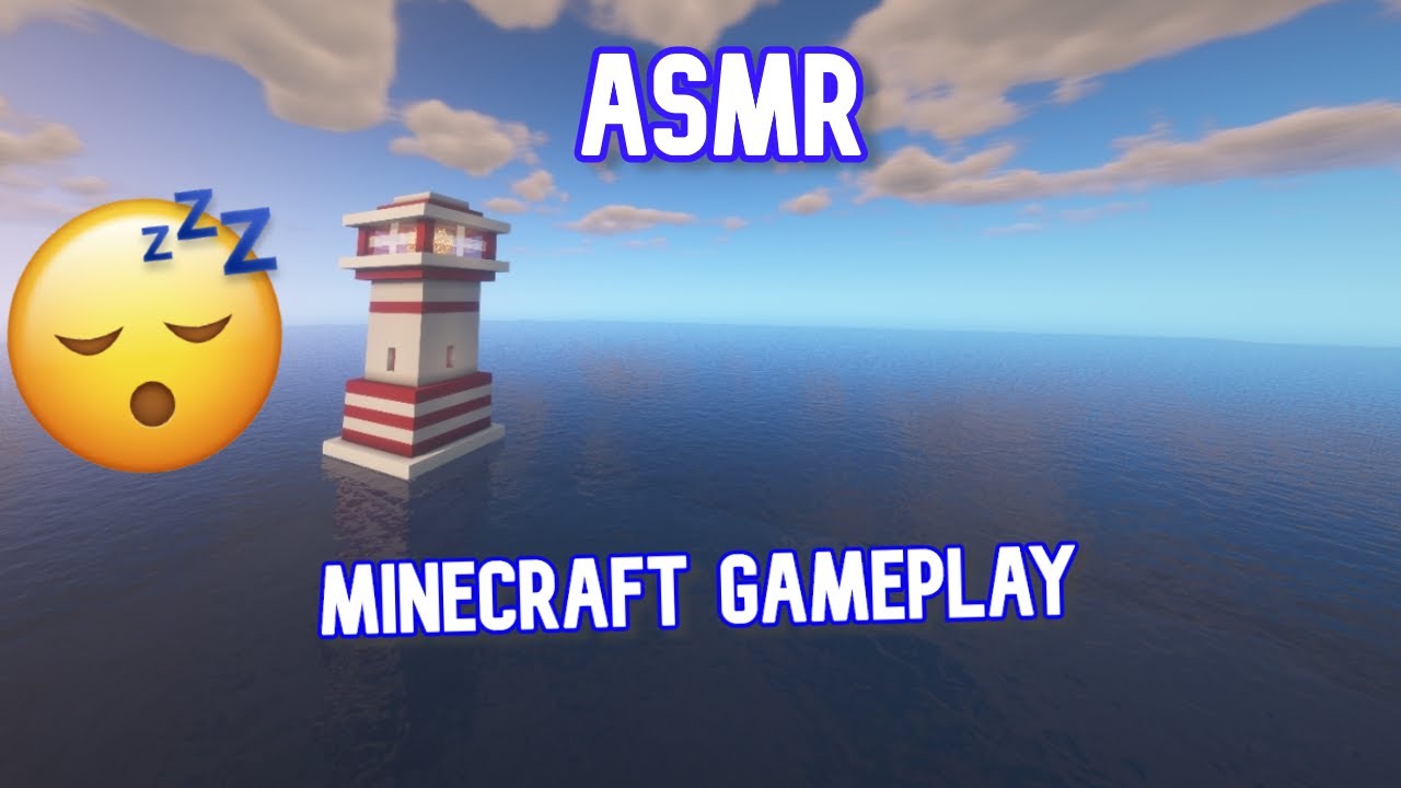 ASMR Gaming Minecraft Creative - 60 mins Of Relaxing Keyboard & Mouse sounds (No talking) 💤