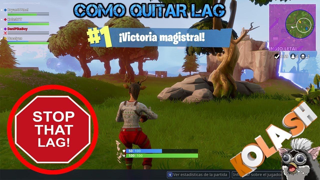 QUITAR LAG TENER MEJOR CONEXIÓN Y AUMENTAR FPS EN FORTNITE ... - 1280 x 720 jpeg 186kB