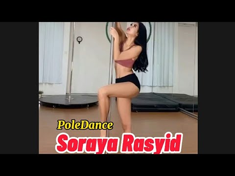 presenter uang kaget GTV Soraya Rasyid main Pole Dance.