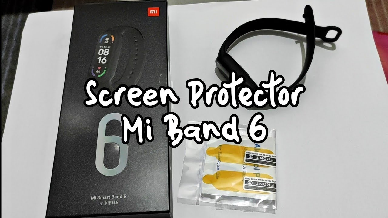 MI BAND 6: Pasang Screen Protector