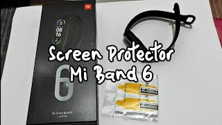 MI BAND 6: Pasang Screen Protector