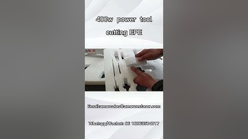 How to fast cut EPE foam by CNC Knife cutting machine #evafoam #epefoam #packaging #digitalmachine