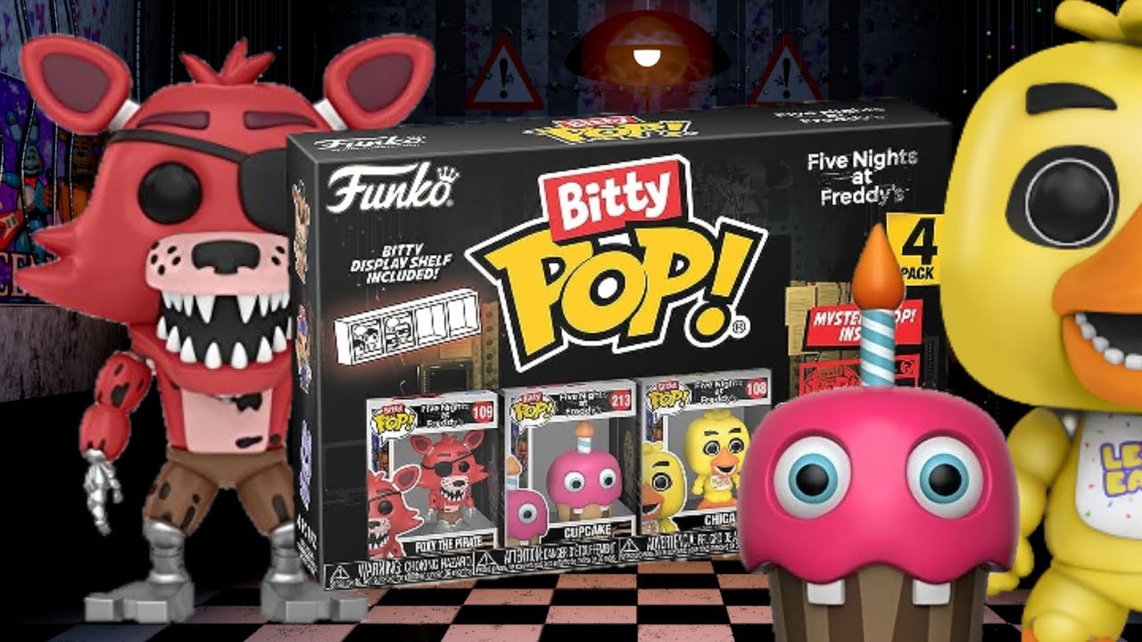 Five Nights at Freddy's Freddy Funko Bitty Pop! Mini-Figure 4-Pack