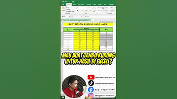 Cara Membuat Tanda Kurung di Excel #trikexcel #tipsexcel #belajarexcel #excel #tutorialexcel