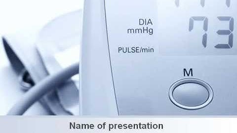 Device For Measuring Pressure PowerPoint Template by PoweredTemplate.com