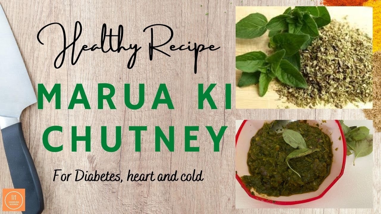 Marua ki Chutney Marua Plant Marjoram ki Chutney Healthy Recipe For Diabetes YouTube