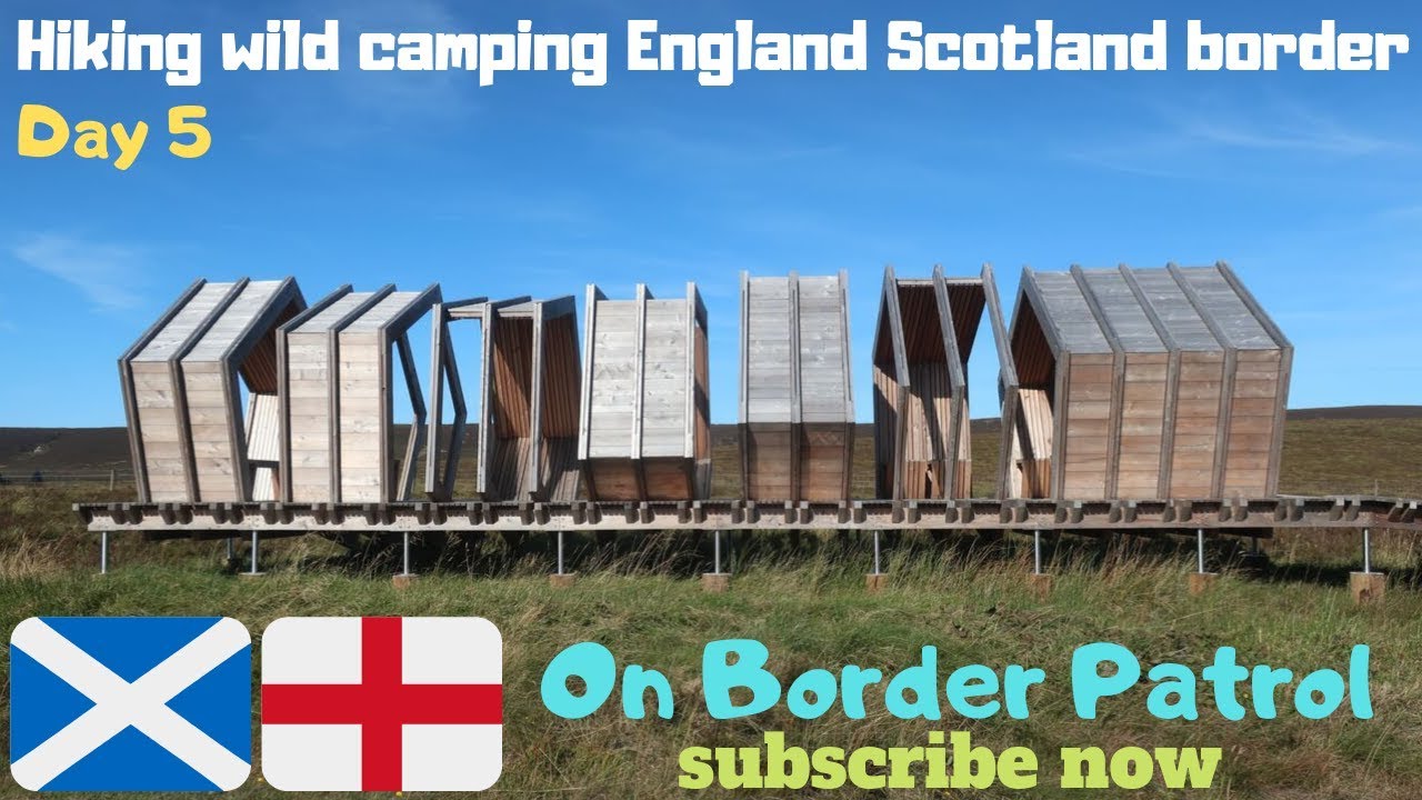 England Scotland Anglo-Scottish border patrol Kielder castle to Byrness